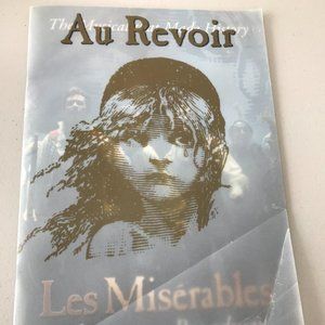 Broadway's Les Miserables Souvenir Program from Final Performance May 18, 2003